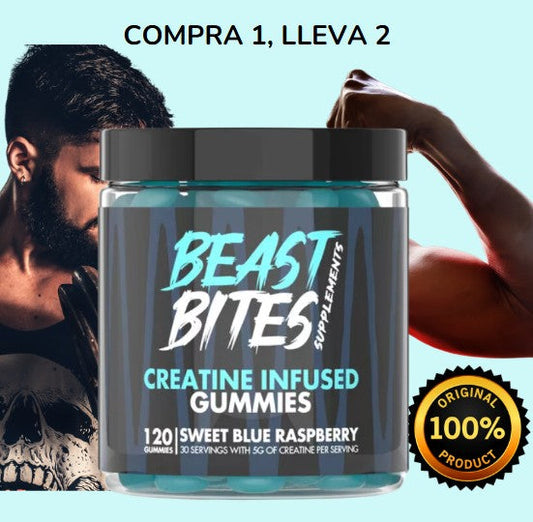 Oferta! 2x1🎁 Beast Bites®️ Gomitas de Creatina