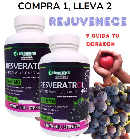 2X1 🎁 RESVERATROL PLUS®